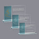 Composite Horizontal Award - Teal/Starfire