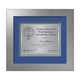 Premier Certificate TexEtch Horiz - Silver