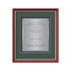 Baron Certificate TexEtch Vert - Mahogany/Silver