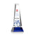 Rustern Obelisk Award on Base - VividPrint™/Blue