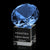 Gemstone Award on Cube - Sapphire