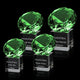 Gemstone Award on Cube - Emerald