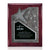Braxton Plaque - Rosewood/Silver