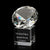 Gemstone Award on Cube - Diamond
