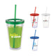 Colors Tumbler with Straw