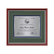 Baron Certificate TexEtch Horiz - Mahogany/Silver