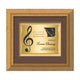 Terrene Certificate TexEtch Horiz - Antique Gold