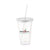 Colors Tumbler with Straw - 16oz