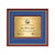Baron Certificate TexEtch Horiz - Mahogany/Gold