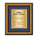Grazia Certificate TexEtch Vert - Black/Gold